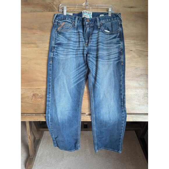 Ariat Other - Ariat M7 Series Jeans Mens 34x32 Blue Denim Stretch Slim Fit Straight Leg NWT